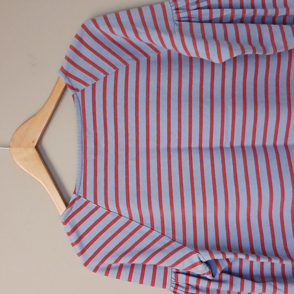 Madewell Bell Long Sleeve Striped Top Size S - Picture 10 of 13